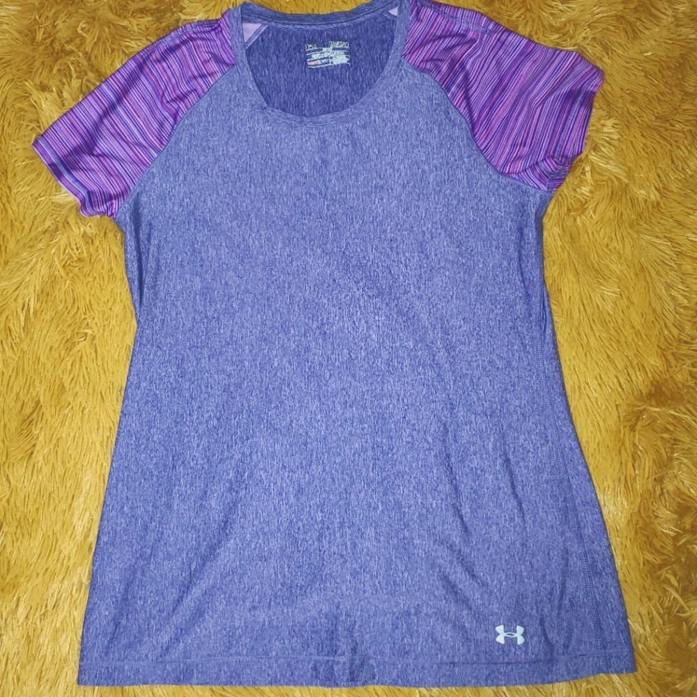 Purple Under Armour top